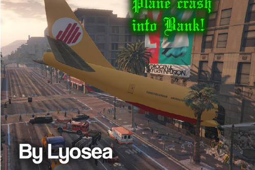 Plane crash into Bank!